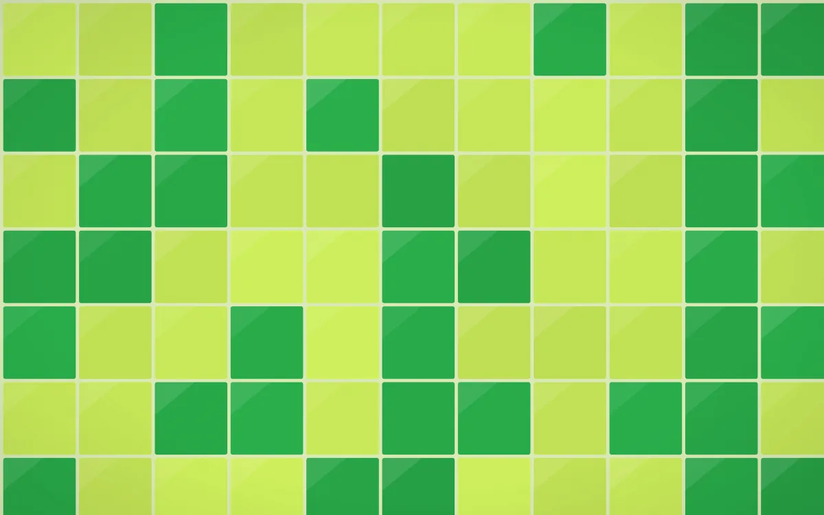 Rio Carnival Square Tiles — colourful green tile background
