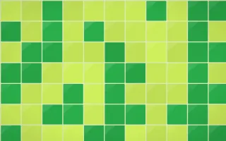 Rio Carnival Square Tiles — colourful green tile background