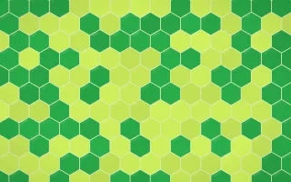 Rio Carnival Hex Tiles — colourful green tile background