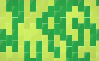 Rio Carnival Stacked Tiles — colourful green tile background