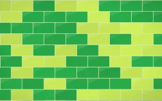 Rio Carnival Subway Tiles — colourful green tile background