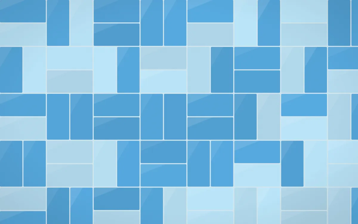 Côte d'Azur Basketweave Tiles — colourful blue tile background