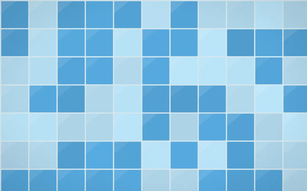 Côte d'Azur Square Tiles — colourful blue tile background