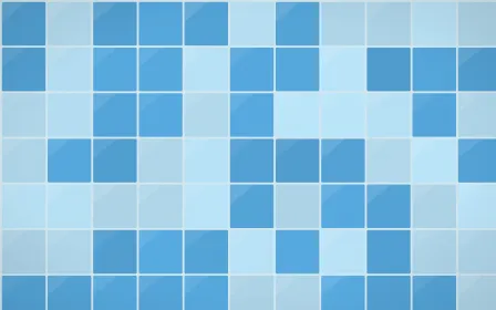 Côte d'Azur Square Tiles — colourful blue tile background