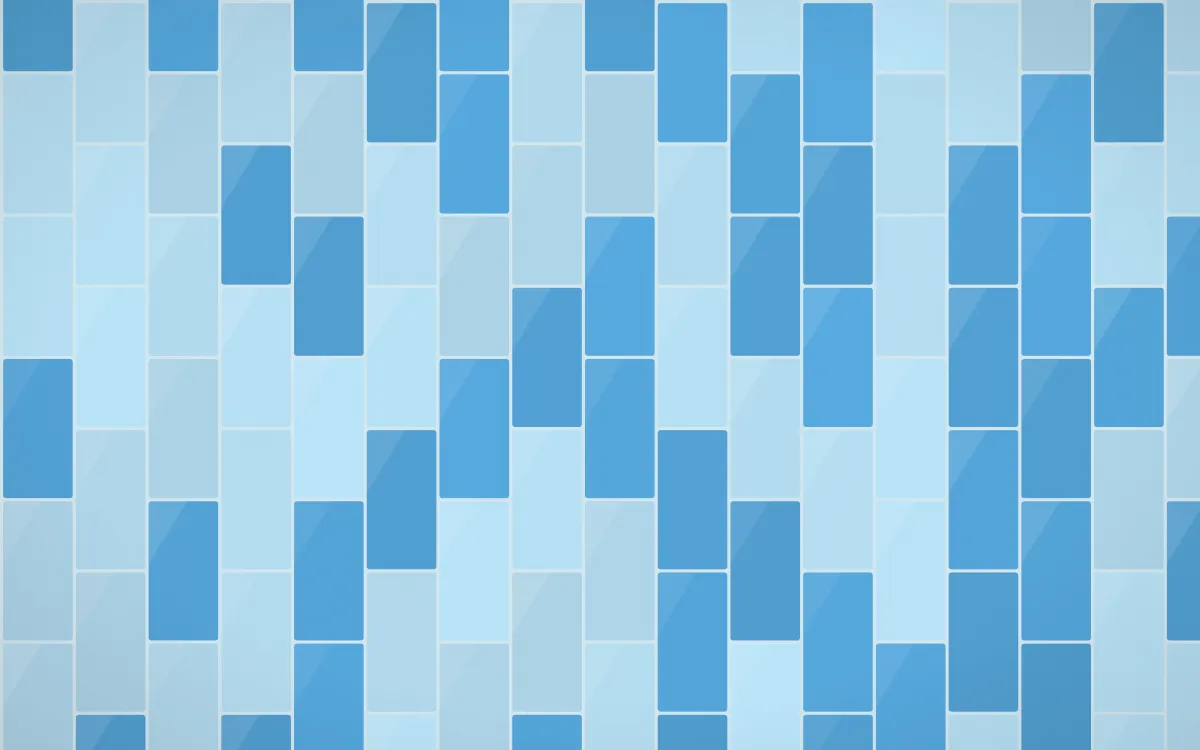 Côte d'Azur Stacked Tiles — colourful blue tile background