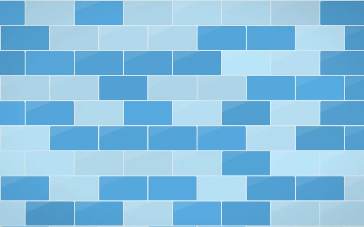 Côte d'Azur Subway Tiles — colourful blue tile background
