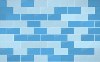 Côte d'Azur Subway Tiles — colourful blue tile background