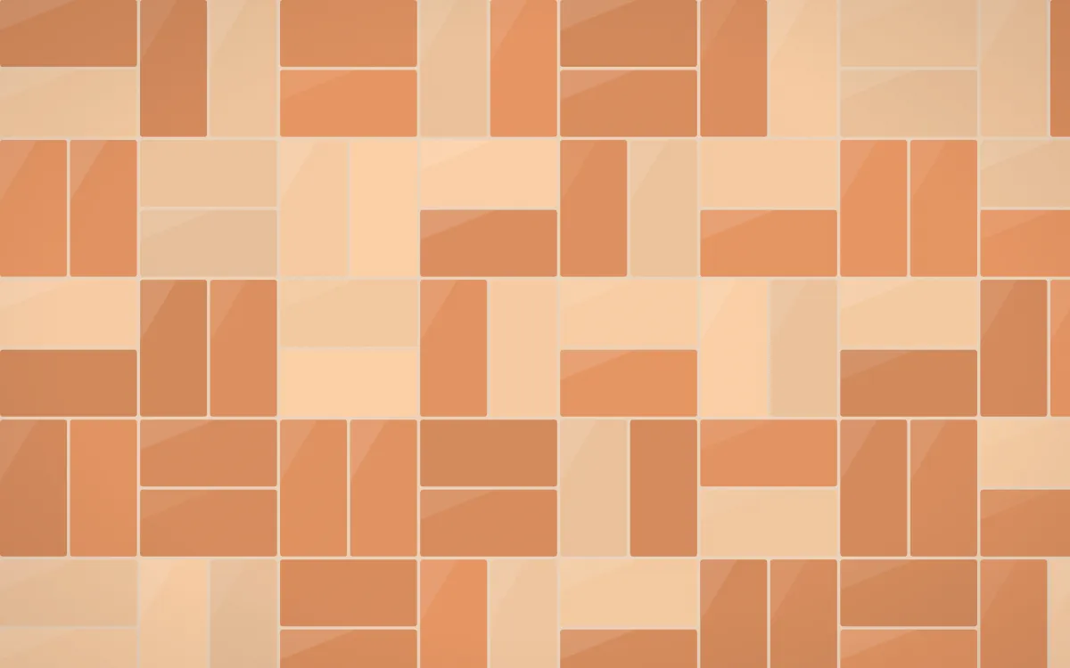 Sahara Dusk Basketweave Tiles — colourful orange and beige tile background