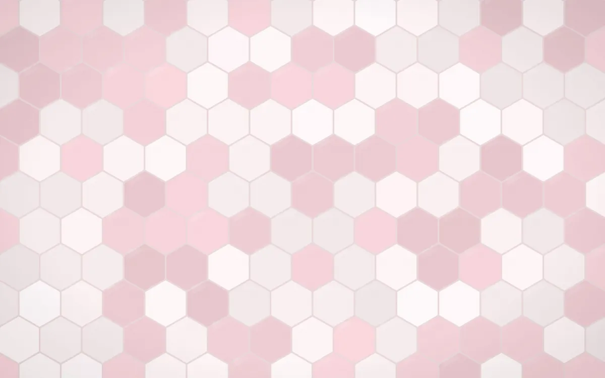 Sakura Paper Hex Tiles — light white and red tile background