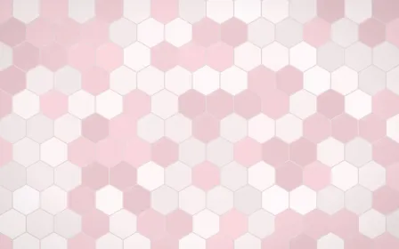 Sakura Paper Hex Tiles — light white and red tile background