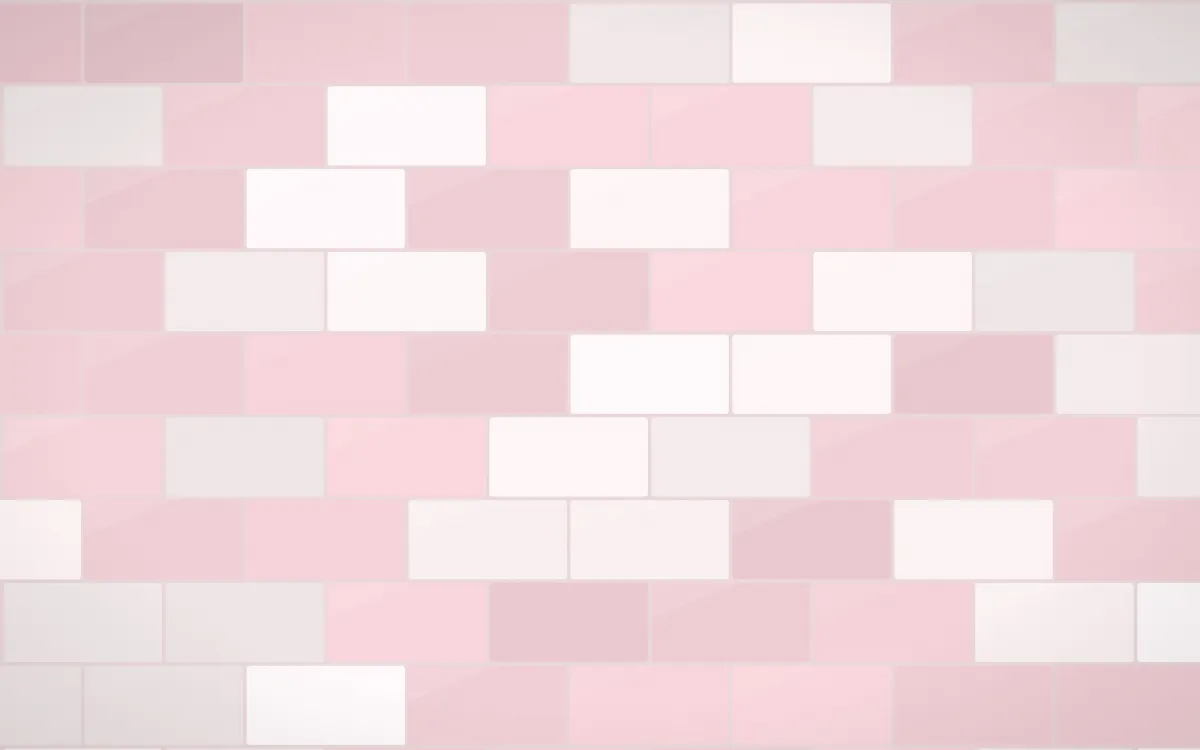 Sakura Paper Subway Tiles — light white and red tile background