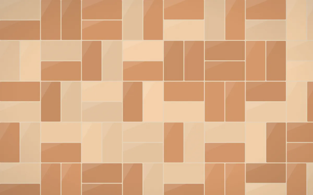 Santa Fe Adobe Basketweave Tiles — colourful beige and orange tile background