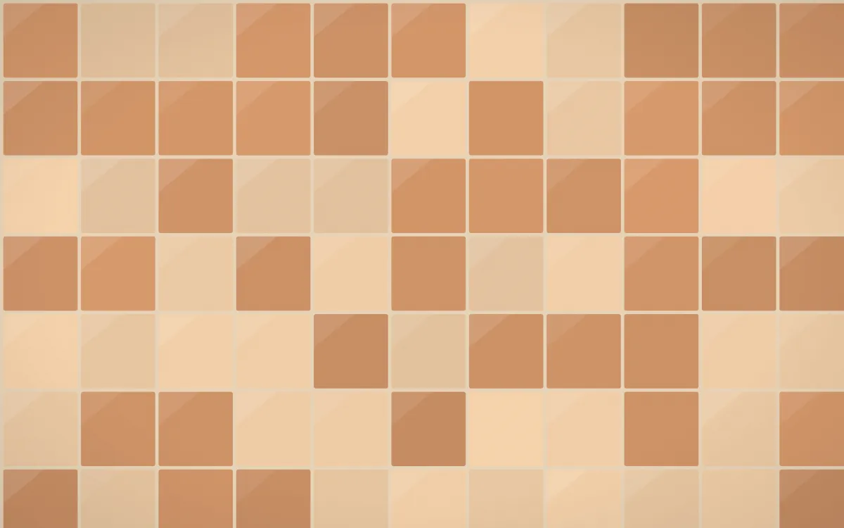Santa Fe Adobe Square Tiles — colourful beige and orange tile background