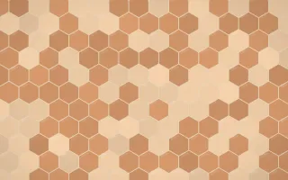 Santa Fe Adobe Hex Tiles — colourful beige and orange tile background