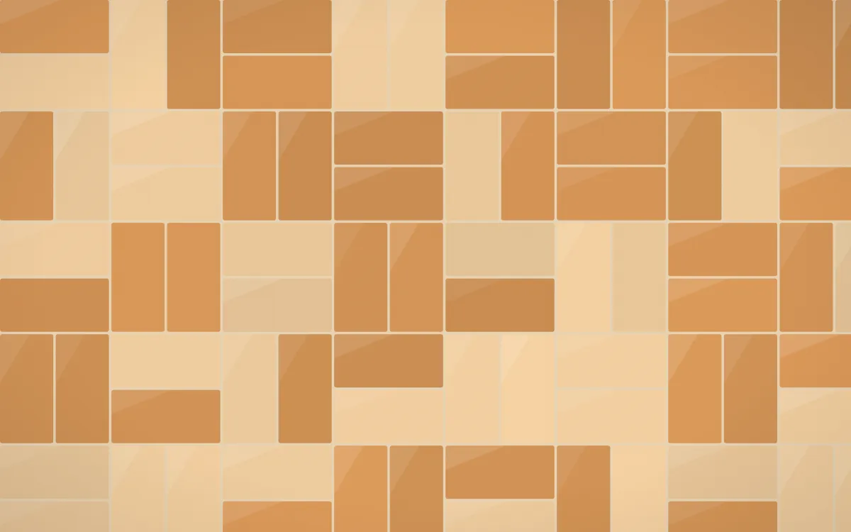 Savanna Clay Basketweave Tiles — colourful orange and beige tile background
