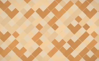 Savanna Clay Herringbone Tiles — colourful orange and beige tile background