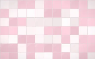 Seoul Blossom Square Tiles — light white, pink and red tile background