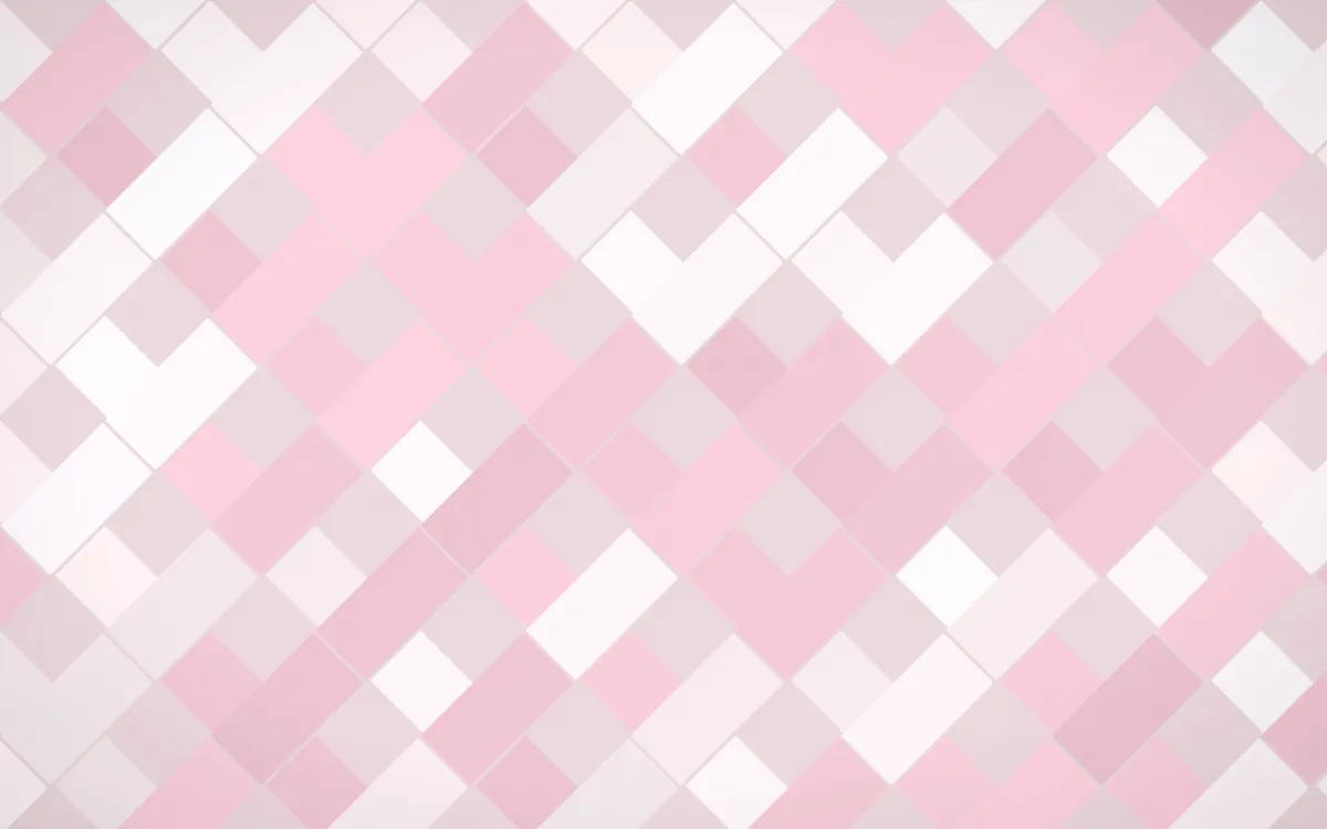Seoul Blossom Herringbone Tiles — light white, pink and red tile background