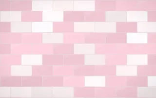 Seoul Blossom Subway Tiles — light white, pink and red tile background