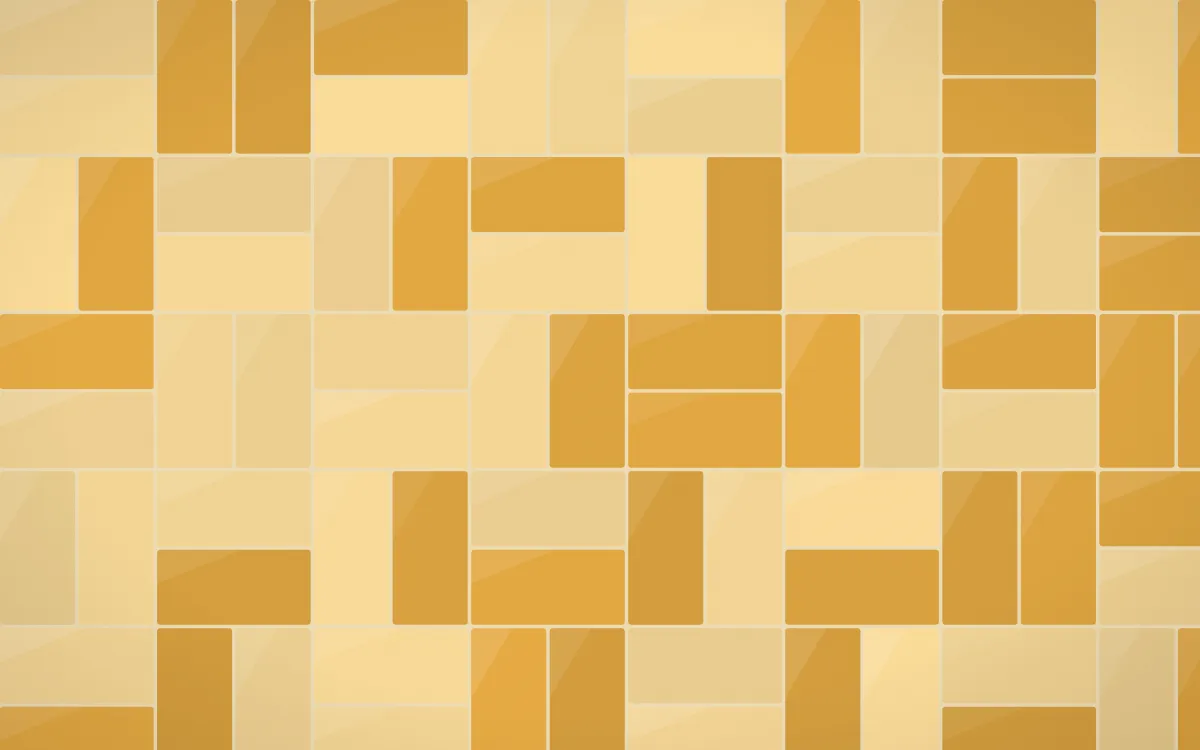 Sevilla Ochre Basketweave Tiles — colourful yellow, gold and beige tile background