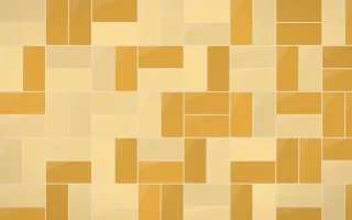 Sevilla Ochre Basketweave Tiles — colourful yellow, gold and beige tile background