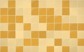 Sevilla Ochre Square Tiles — colourful yellow, gold and beige tile background