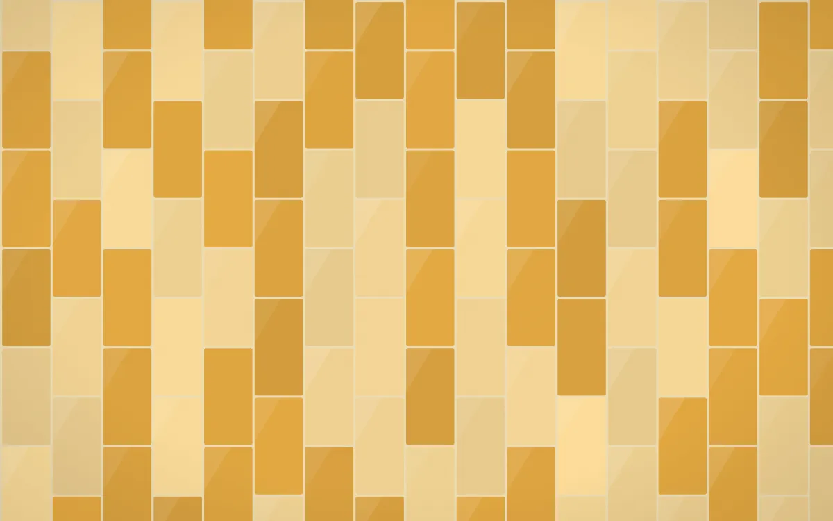 Sevilla Ochre Stacked Tiles — colourful yellow, gold and beige tile background
