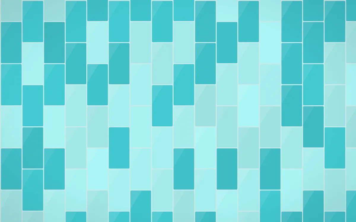 Tahiti Lagoon Stacked Tiles — colourful teal tile background