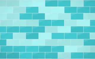 Tahiti Lagoon Subway Tiles — colourful teal tile background