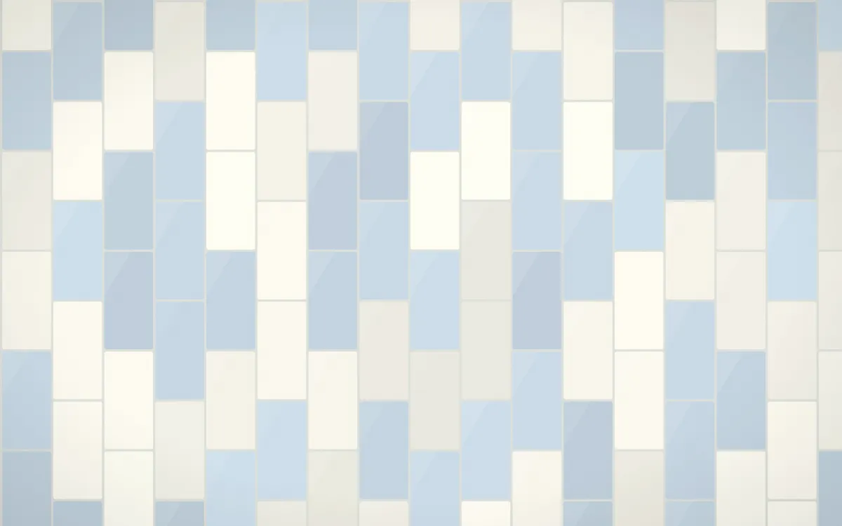 Talavera Puebla Stacked Tiles — light white, blue and grey tile background