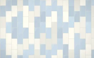 Talavera Puebla Stacked Tiles — light white, blue and grey tile background