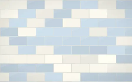 Talavera Puebla Subway Tiles — light white, blue and grey tile background