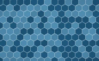 Titicaca Hex Tiles — dark blue tile background
