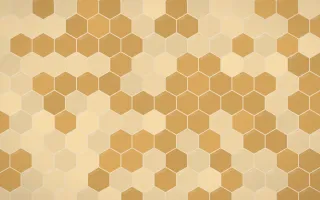 Tuscany Sun Hex Tiles — colourful beige and orange tile background