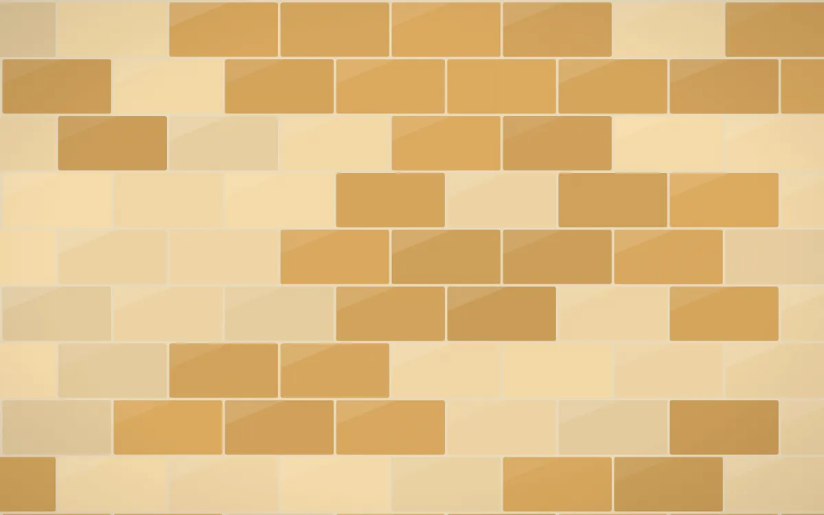 Tuscany Sun Subway Tiles — colourful beige and orange tile background