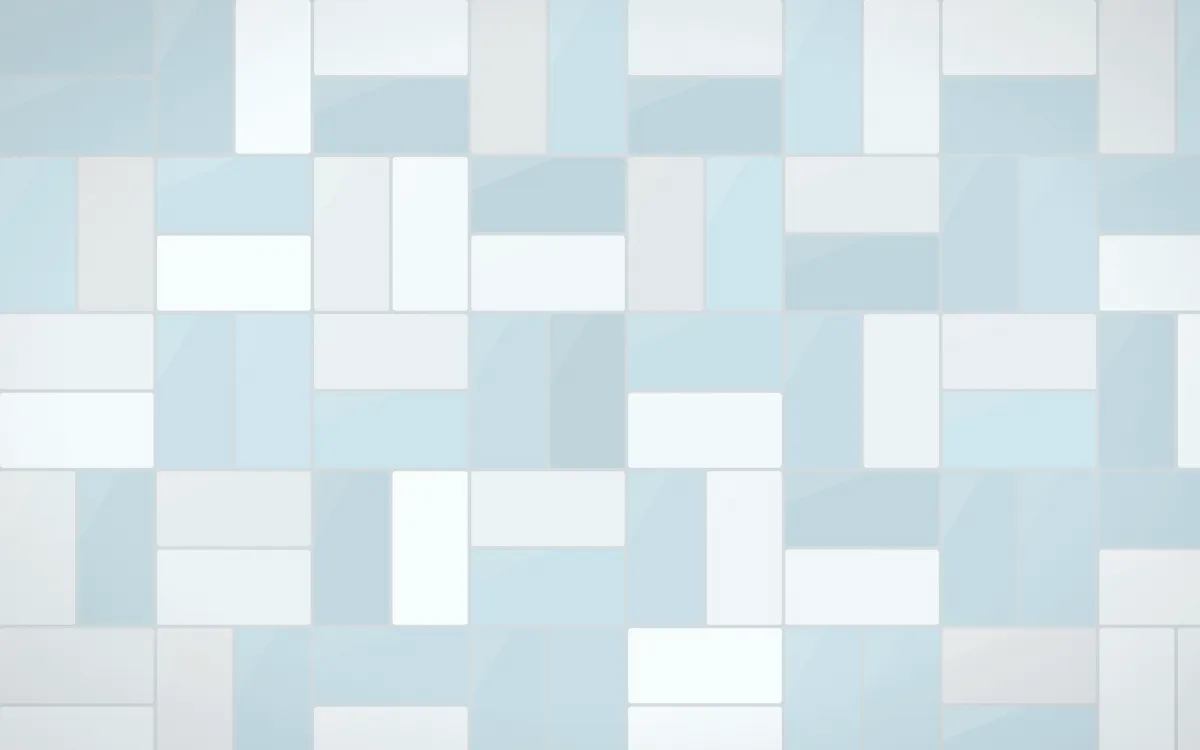 Udaipur Lake Basketweave Tiles — light white, blue and grey tile background