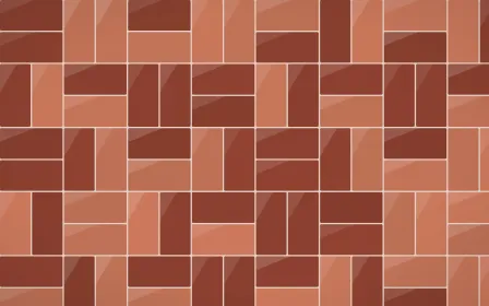 Venetian Rosso Basketweave Tiles — dark orange, brown and beige tile background