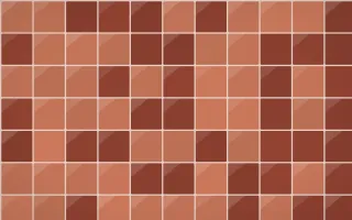 Venetian Rosso Square Tiles — dark orange, brown and beige tile background