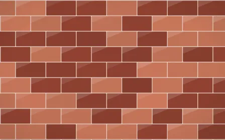 Venetian Rosso Subway Tiles — dark orange, brown and beige tile background