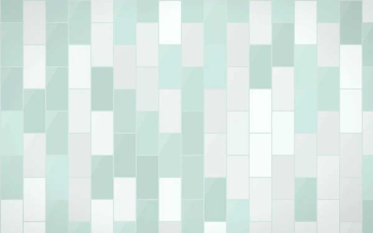 Winter Palace Stacked Tiles — light white and teal tile background