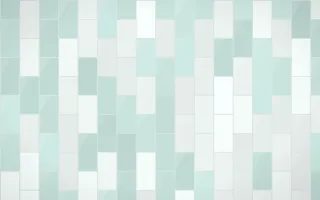 Winter Palace Stacked Tiles — light white and teal tile background