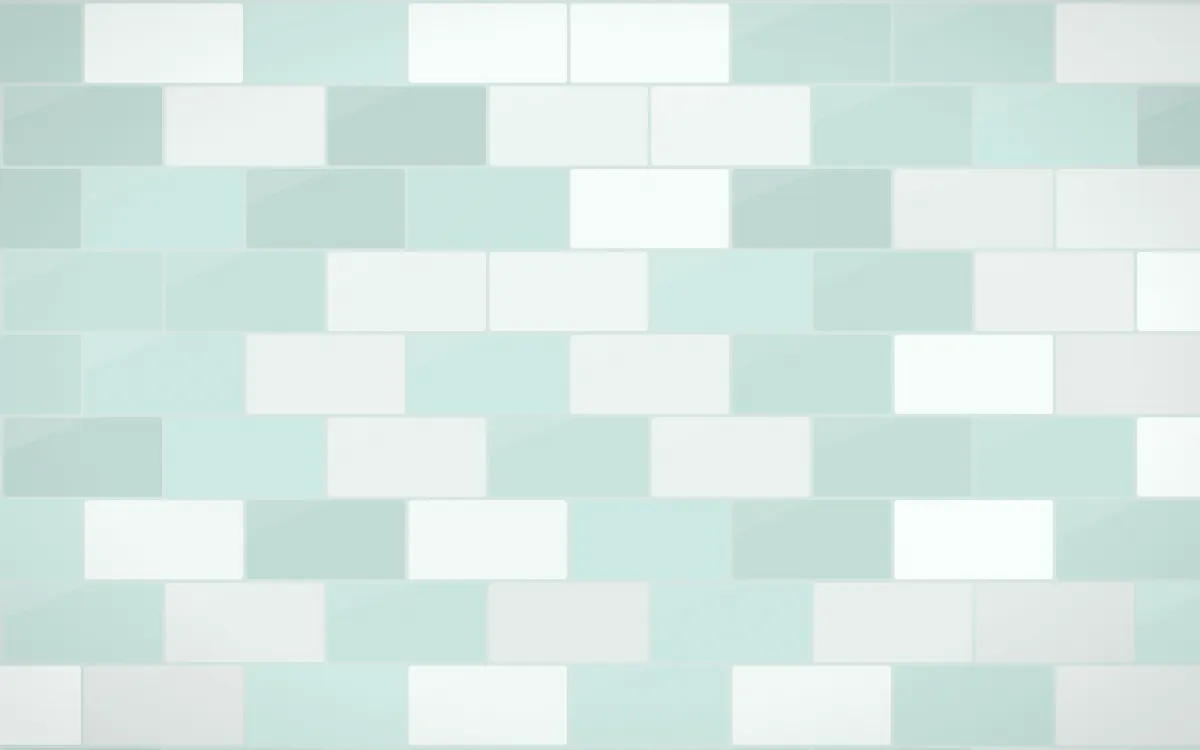Winter Palace Subway Tiles — light white and teal tile background