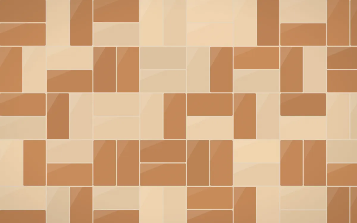 Zanzibar Spice Basketweave Tiles — colourful beige and orange tile background