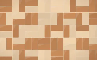 Zanzibar Spice Basketweave Tiles — colourful beige and orange tile background