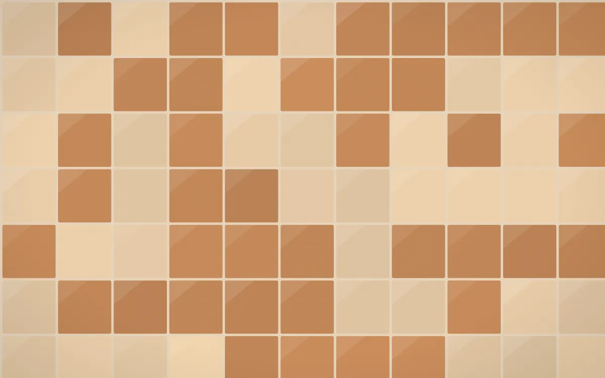 Zanzibar Spice Square Tiles — colourful beige and orange tile background