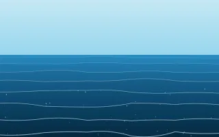 Bora Blue III — light blue tropical background, variation III