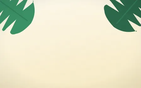 Cabana Shade — light green and white tropical background