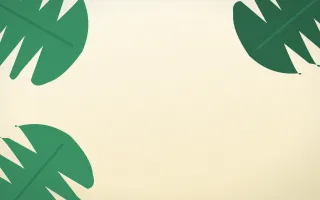 Cabana Shade III — light green and white tropical background, variation III
