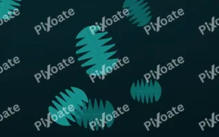 Deep Lagoon Leaves III — dark teal and black tropical background, variation III