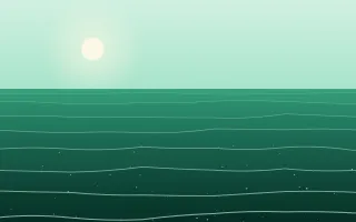 Emerald Cove — light green tropical background